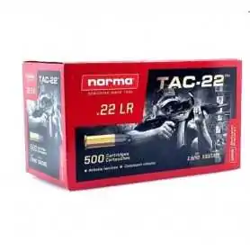 NORMA TAC-22 Kaliber 22lr 2,6 G / 40 gr 1000 STK Packung Startseite