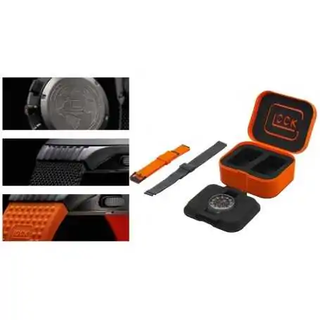 GLOCK Chronograph "Global" Farbe "orange"