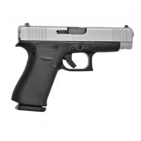 Glock Pistole 48 Silver Slide Slim GLOCK Pistolen Kurzwaffen