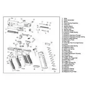 51301 | Glock T-Shirt Glock Tactical Men KA oliv S GLOCK Pistolen Pistolen