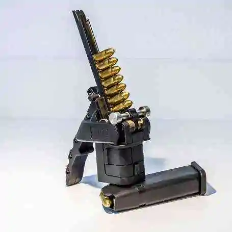 Nine Reloaded Ladehilfe echo inkl. S&W M&P9 Magazin Adapter Kal. 9mm nine reloaded Startseite