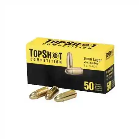 TopShot Competition Standard 9mm Luger (9x19) FMJ 8g 124 grs 1000 Stück-Startseite-289,00 € ***TEST***