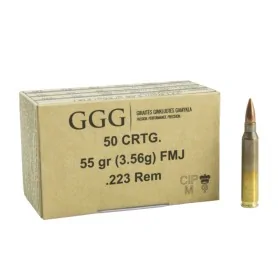 GGG .223 Rem 55gr FMJ 50 Stk. im Karton Büchsen Munition