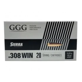GGG .308 Win. Sierra Matchking 168gr HPBT