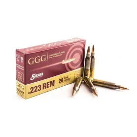 GGG Matchpatronen .223 Rem Sierra Matchking 69gr HPBT 20 Stück Packung