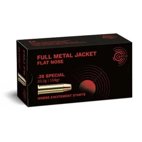 GECO .38 Special Full Metal Jacket Flat Nose 10,2g/158gr