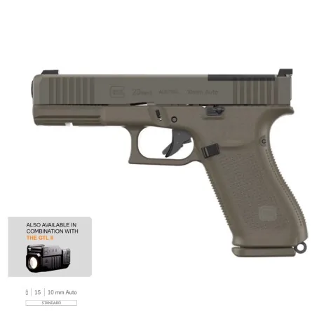 GLOCK 20 10mm Auto Hunter Edition Gen5/MOS/FS/Green