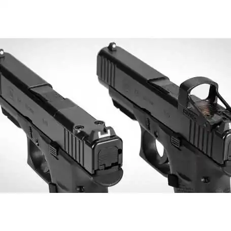 GLOCK 48 Kaliber 9 mm Luger MOS ShieldCombo RMSc - Modular Optic System-Pistolen-1.370,00 € ***TEST***