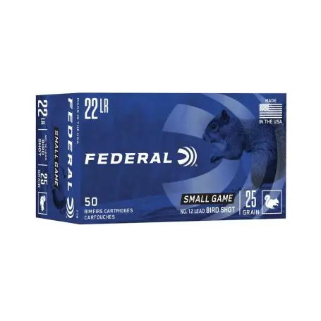 Federal Small Game No. 12 .22 LR 25 Grain 50 Stk